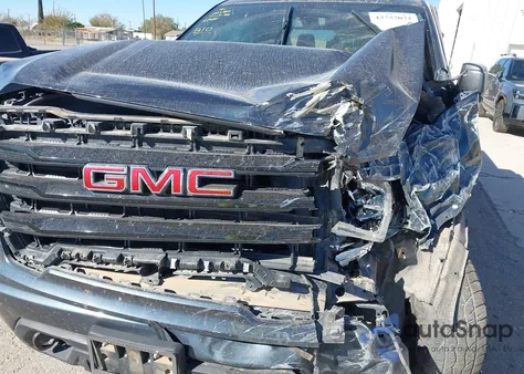 2021 GMC Sierra 1500 2Wd Short Box Elevation from USA, damaged, VIN 3GTP8CED2MG119741